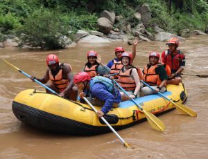 Half-Day elephant care (No Riding) & white water rafting Bamboo Elephant Chiang Mai