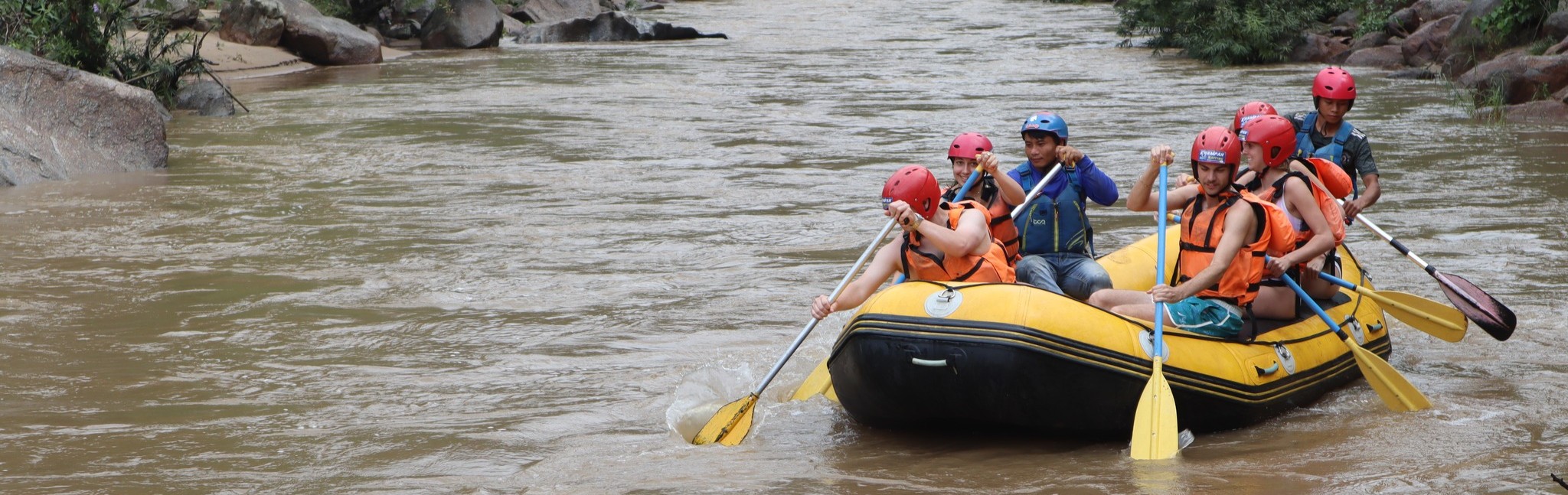 Half-Day elephant care (No Riding) & white water rafting Bamboo Elephant Chiang Mai